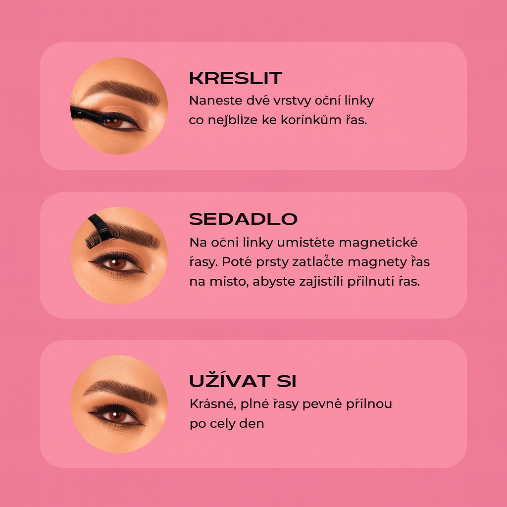 Magnetické řasy Superlash